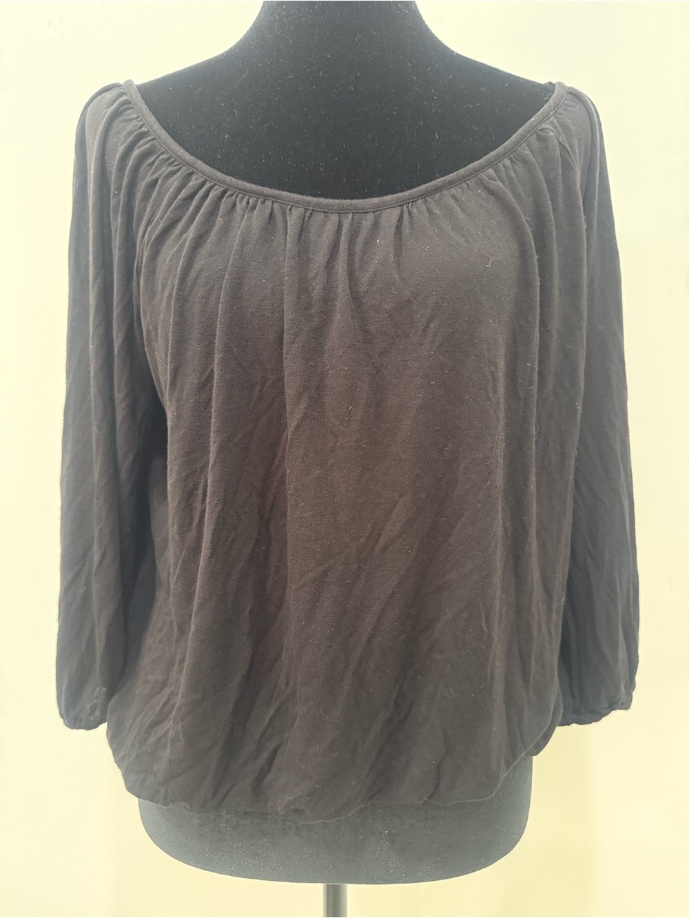 MICHAEL Michael Kors Black Wide Neck Tunic